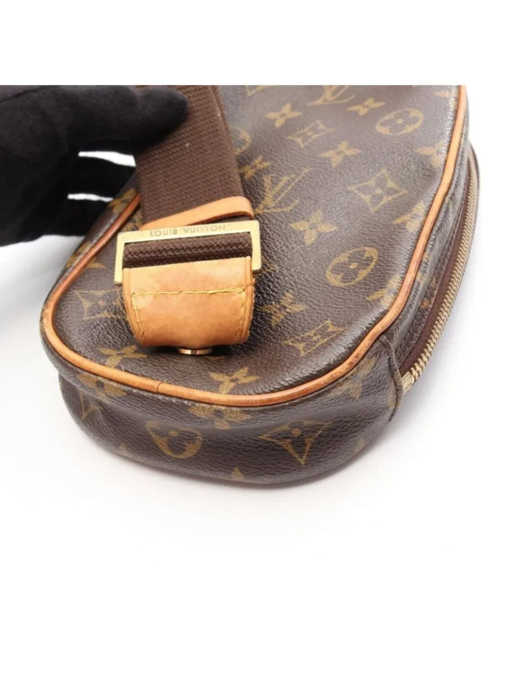 Louis Vuitton Waist Bag Pochette Gange Monogram Canvas Leather